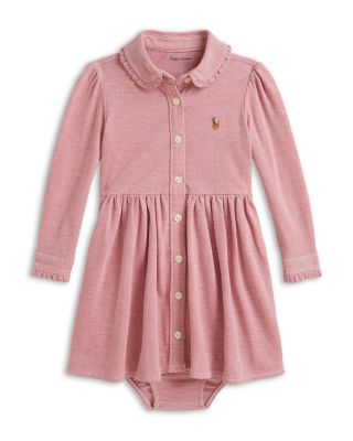 Girls' Knit Oxford Dress & Bloomer - Baby