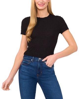 CeCe Puckered Texture Baby Tee
