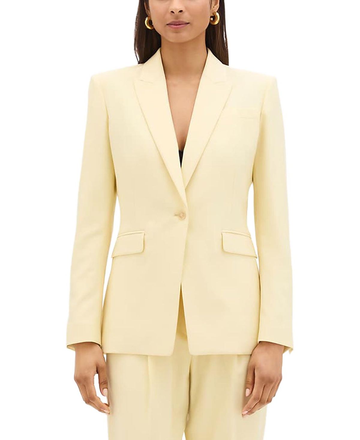 Another Tomorrow Single Button Jacket