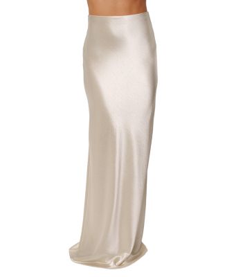 Tradition Satin Maxi Skirt