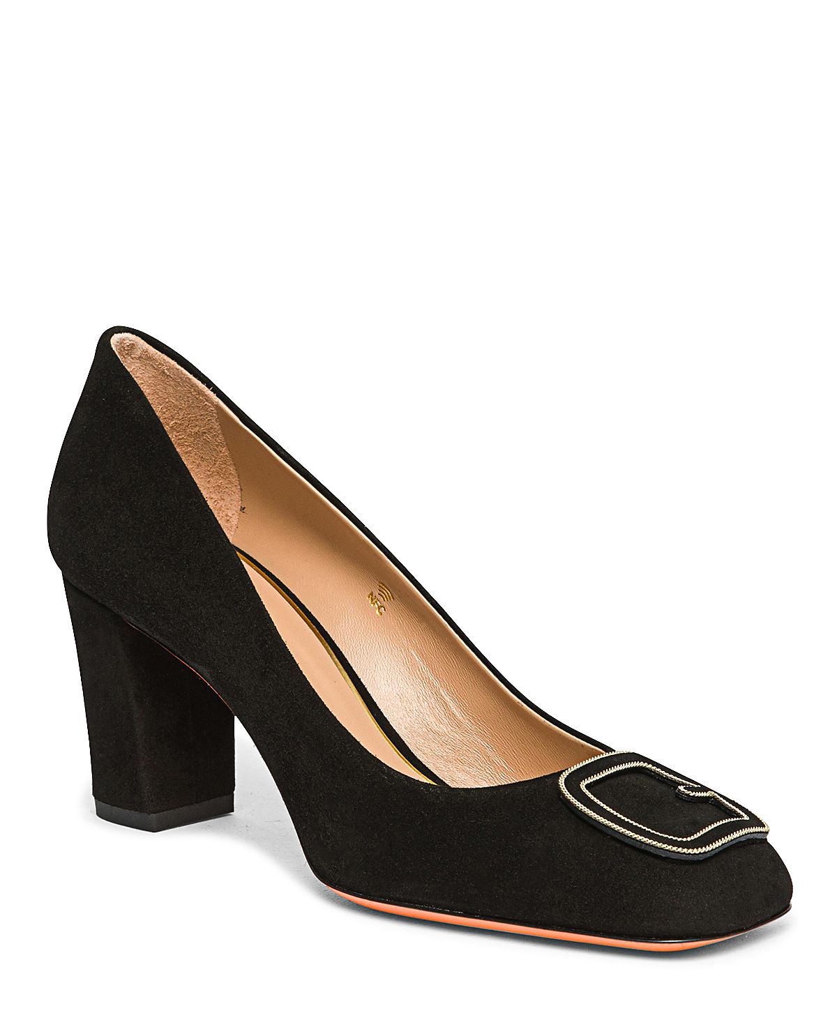Santoni Women's Suede High-Heel Pump