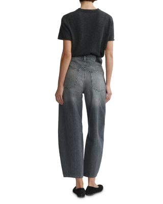 Miro Barrel High Rise HIGHLUXE™ Jeans in Ash Grey - thumbnail 3