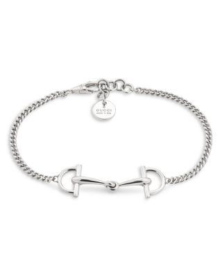 Sterling Silver Staffa Stirrup Elements Link Bracelet