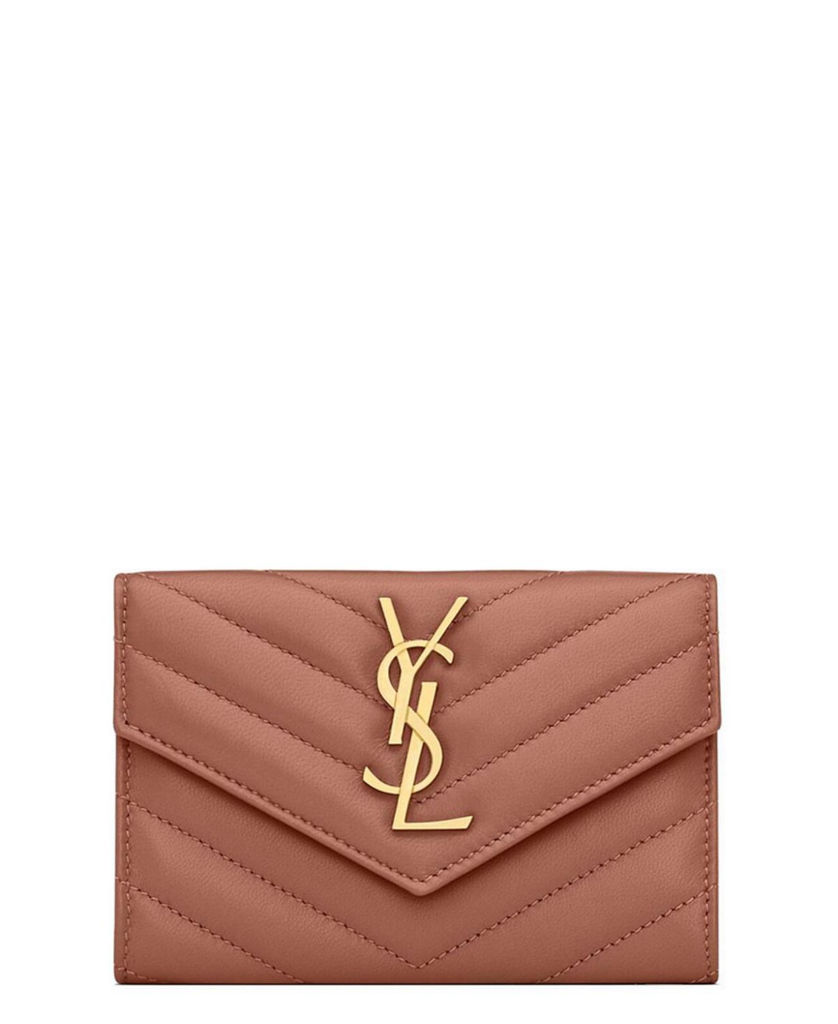 Saint Laurent Cassandre Matelasse Small Envelope Wallet