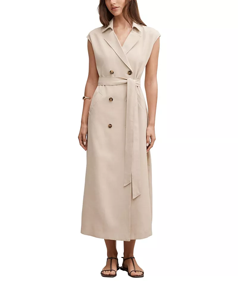 Ever New Women's Elsa Sleeveless Trench Midi Dress