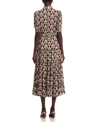 Elbow Sleeve Tiered Maxi Dress - thumbnail 4