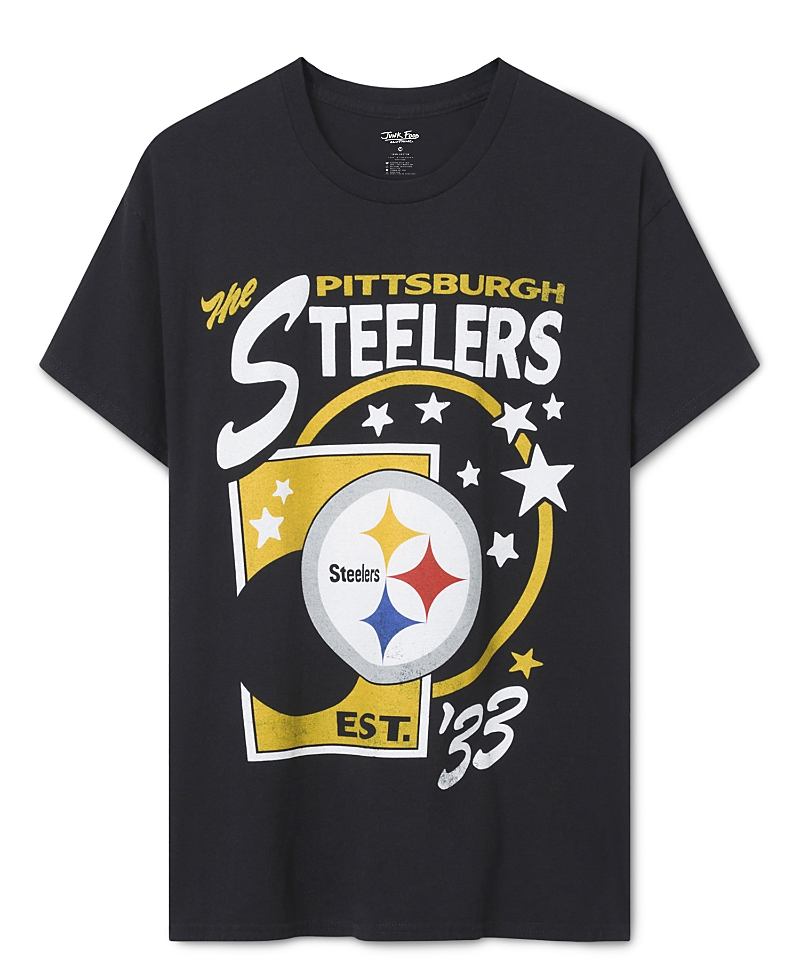 Junk Food Clothing Unisex Pittsburgh Steelers Star Power Tee