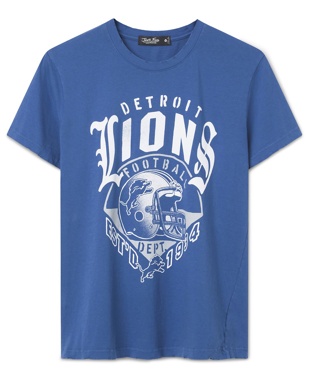 Junk Food Clothing Women's Detroit Lions Gridiron Vintage Tee