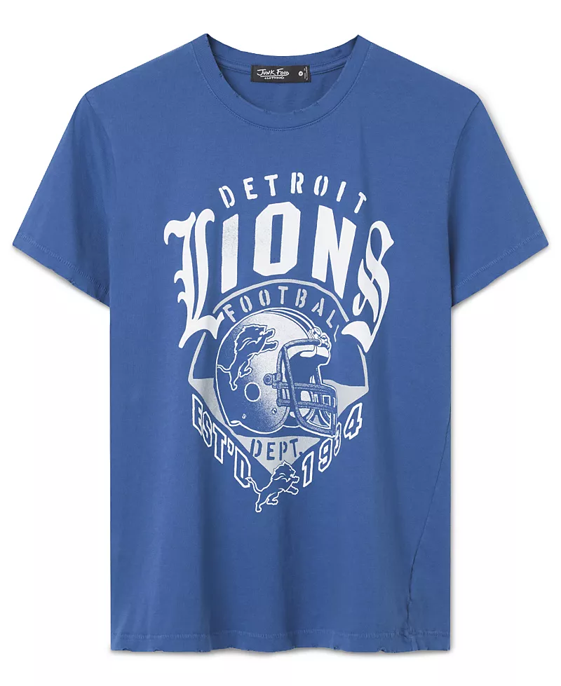 Junk Food Clothing Women's Detroit Lions Gridiron Vintage Tee