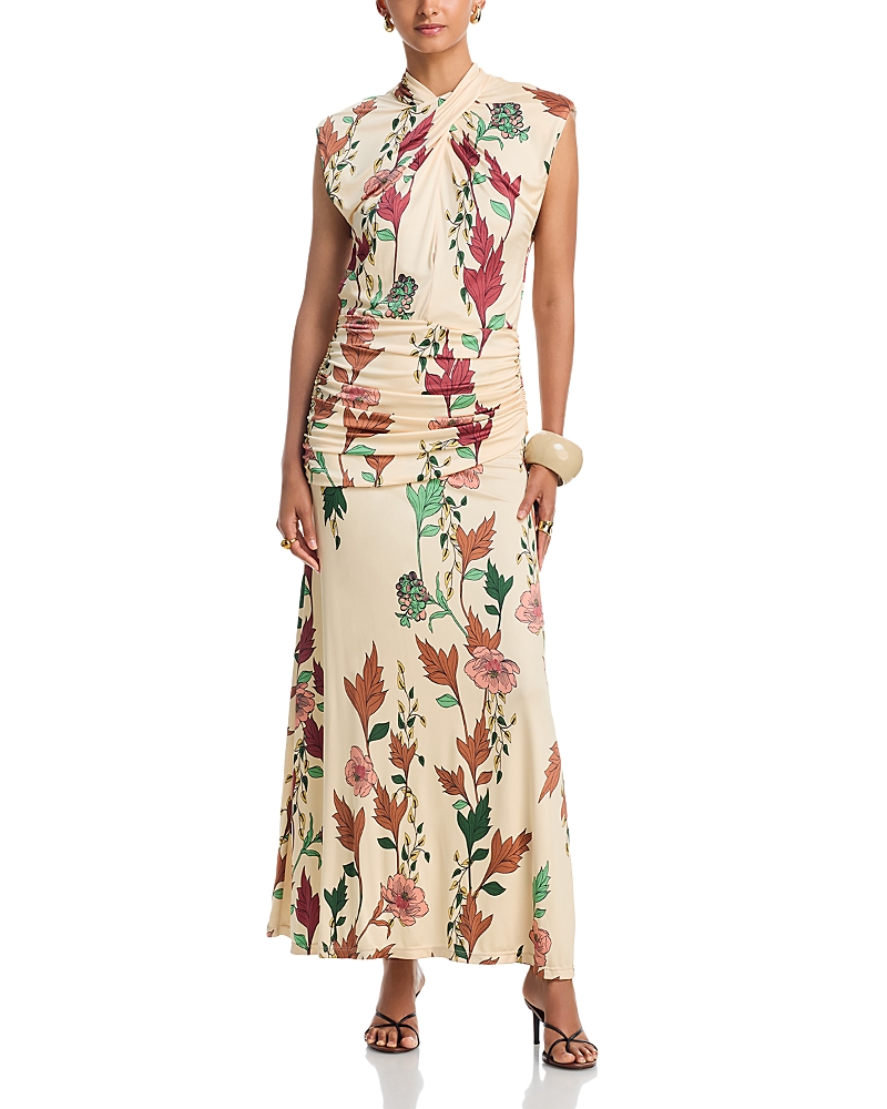 Johanna Ortiz Hibiscus Compass Ankle Dress