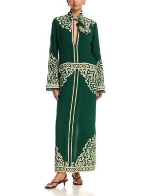 Johanna Ortiz The Windborne Woman Silk Tunic Dress