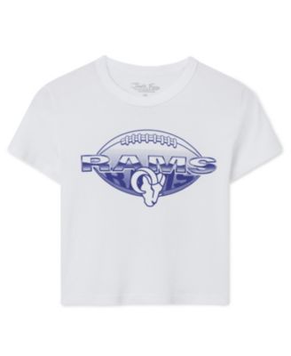 Junk Food Clothing Women's Los Angeles Rams Repeat Baby Tee