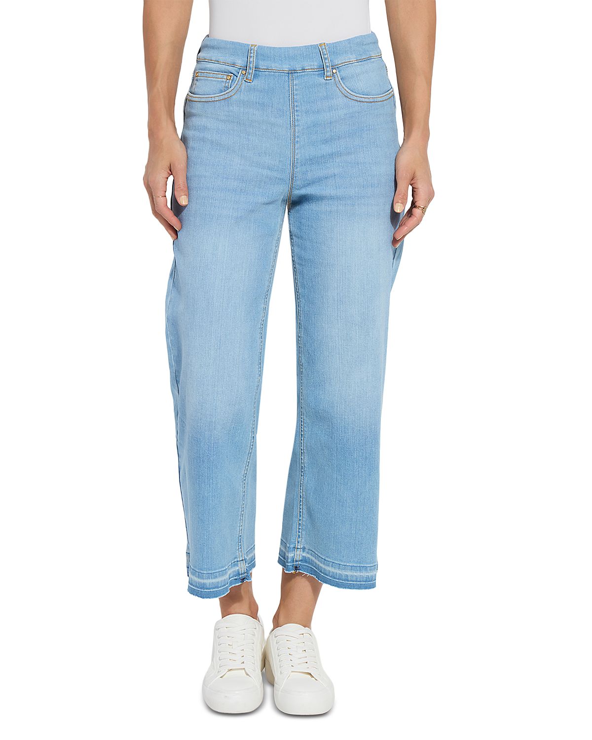 Lysse Frances High Rise Cropped Wide Leg Jeans