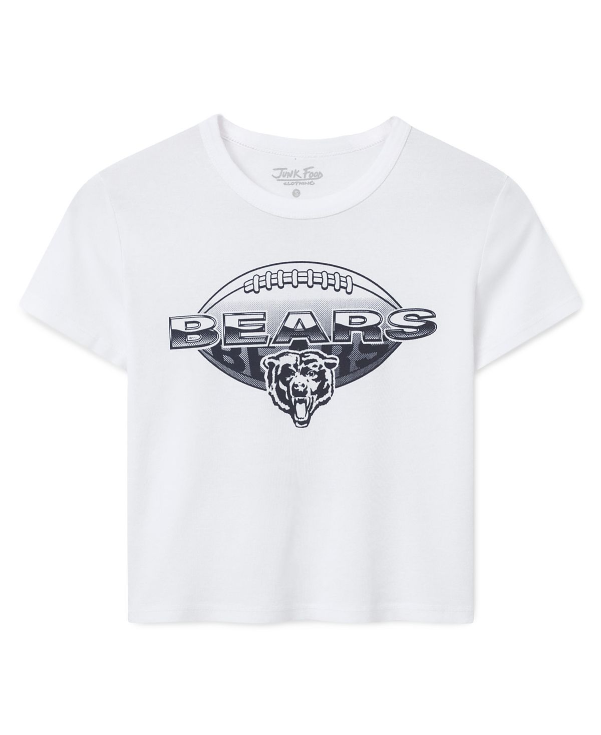 Junk Food Clothing Women's Chicago Bears Repeat Baby Tee