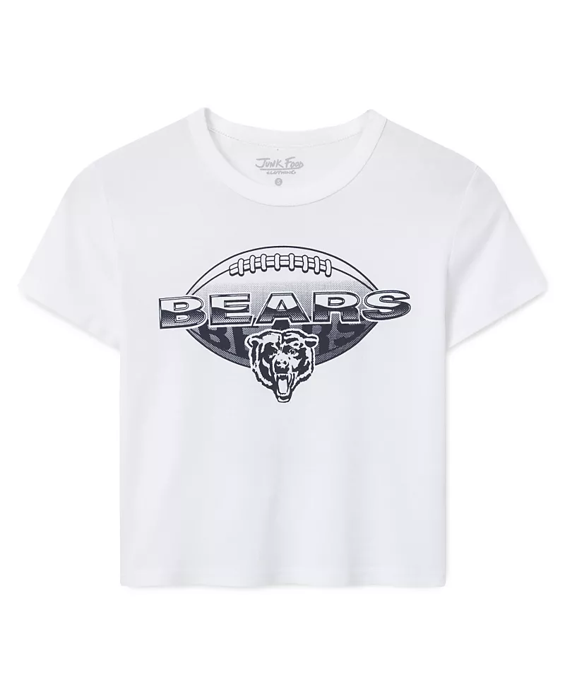Junk Food Clothing Women's Chicago Bears Repeat Baby Tee