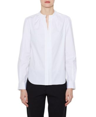  Olympia Long Sleeve Poplin Top