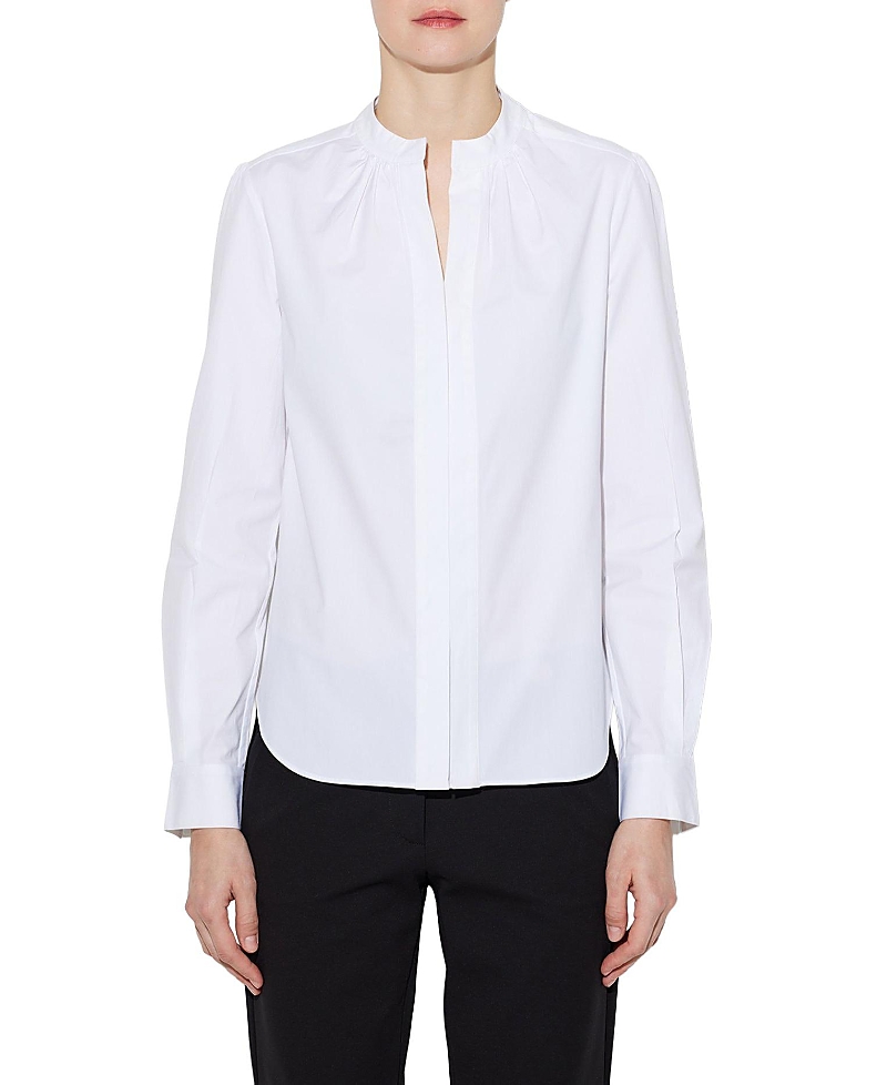 Callas Milano Olympia Long Sleeve Poplin Top