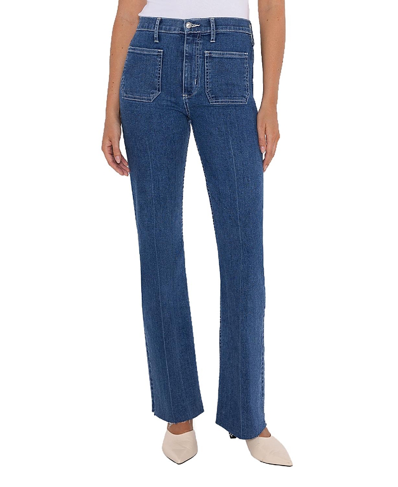 Rudes Denim Ali Boot Cut in Medium Blue