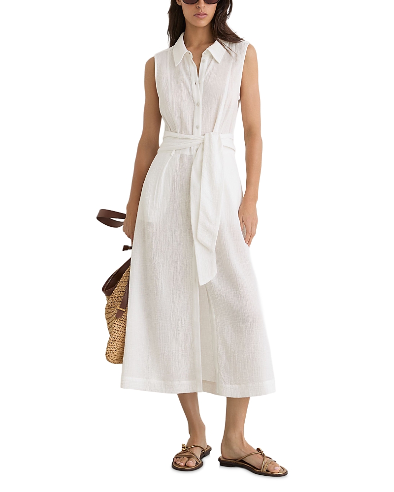 Reiss Morgan Cheesecloth Shirt Dress