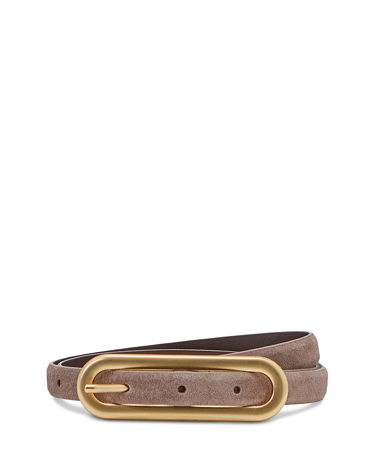 Reiss Chaya Women's Elongated Buckle Suede Belt