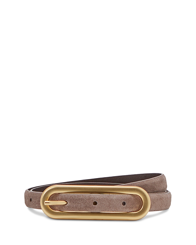 Reiss Chaya Women's Elongated Buckle Suede Belt