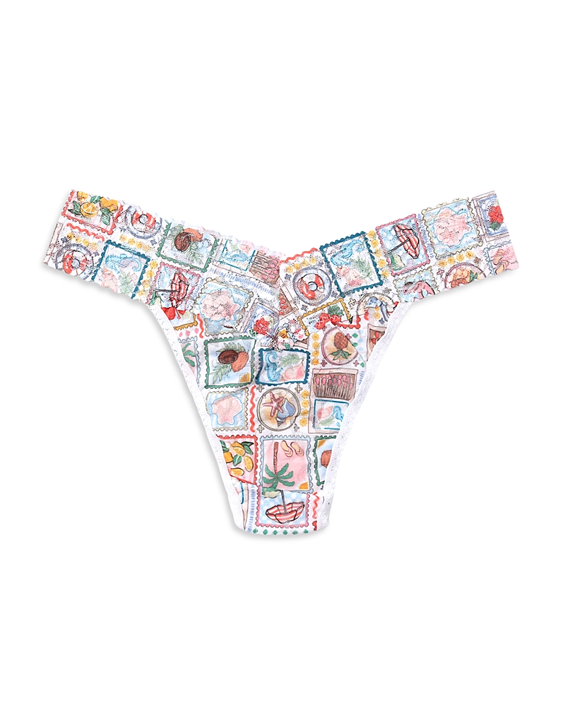 Hanky Panky Printed Signature Lace Original Rise Thong · OS