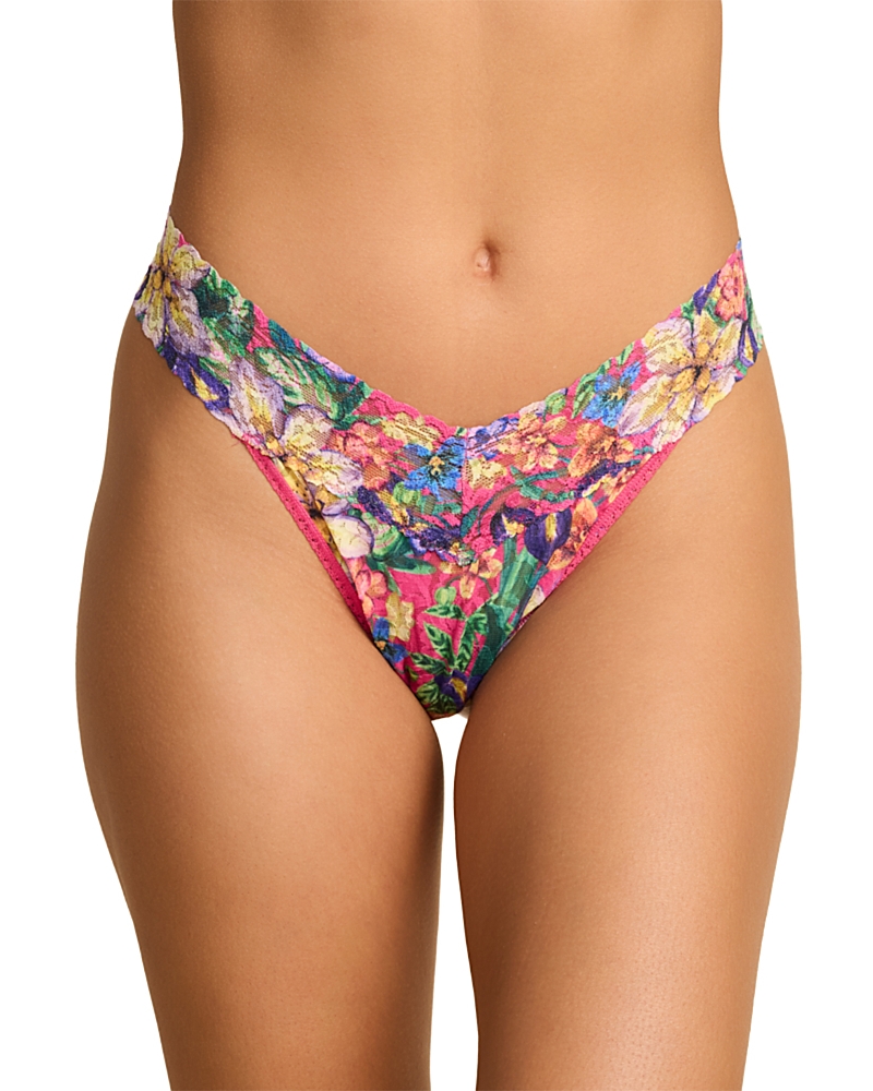 Hanky Panky Printed Signature Lace Original Rise Thong · OS