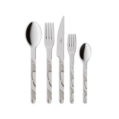 Bistrot 5 Piece Flatware Set - Dune Ivory