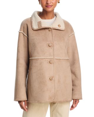 Shona Reversible Faux Sherpa Jacket