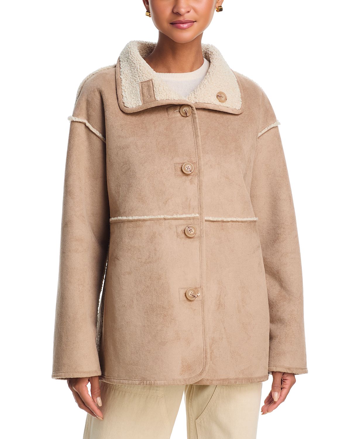 Velvet by Graham & Spencer Shona Reversible Faux Sherpa Jacket