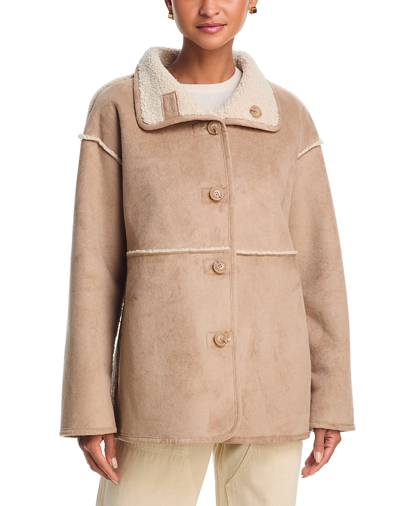 Velvet By Graham & Spencer Shona Reversible Faux Sherpa Jacket
