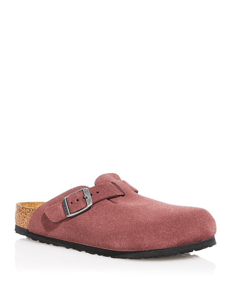 Birkenstock Unisex Sp Boston Kids Suede Clogs - Little Kid, Big Kid