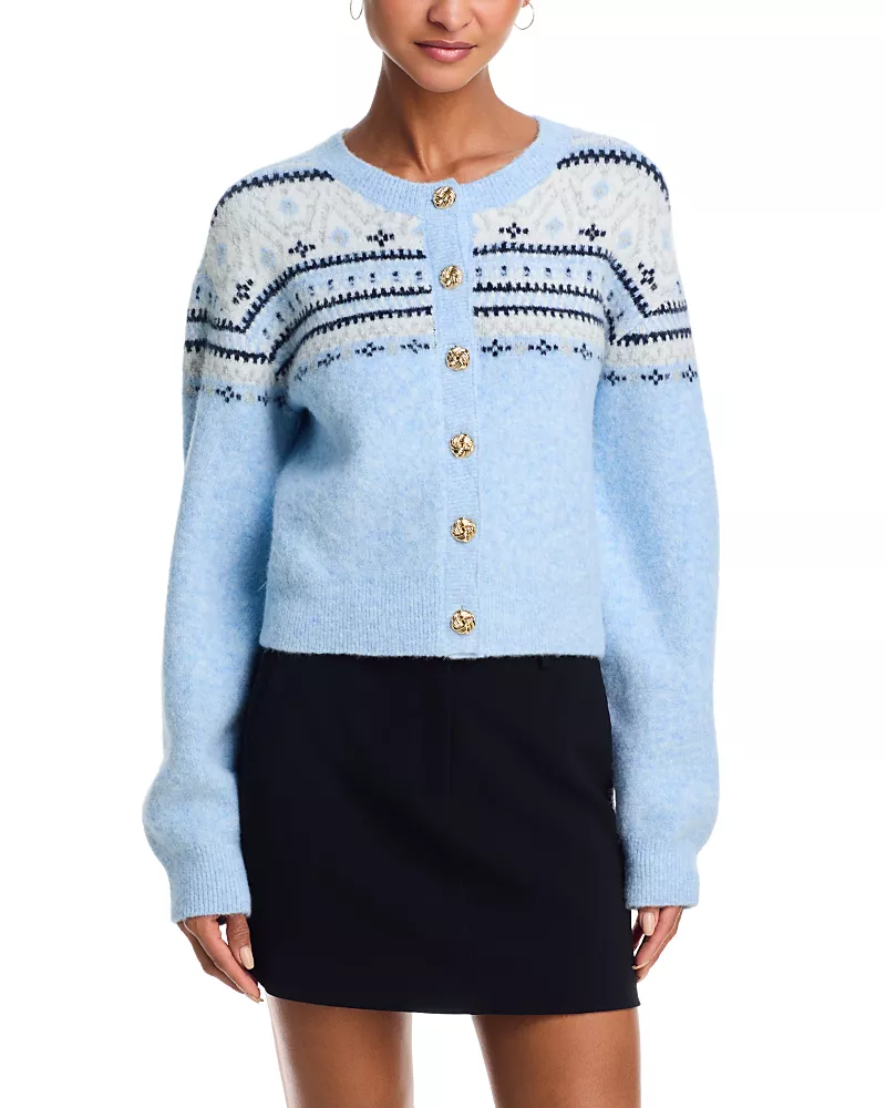Generation Love Hilda Fair Isle Cardigan Sweater