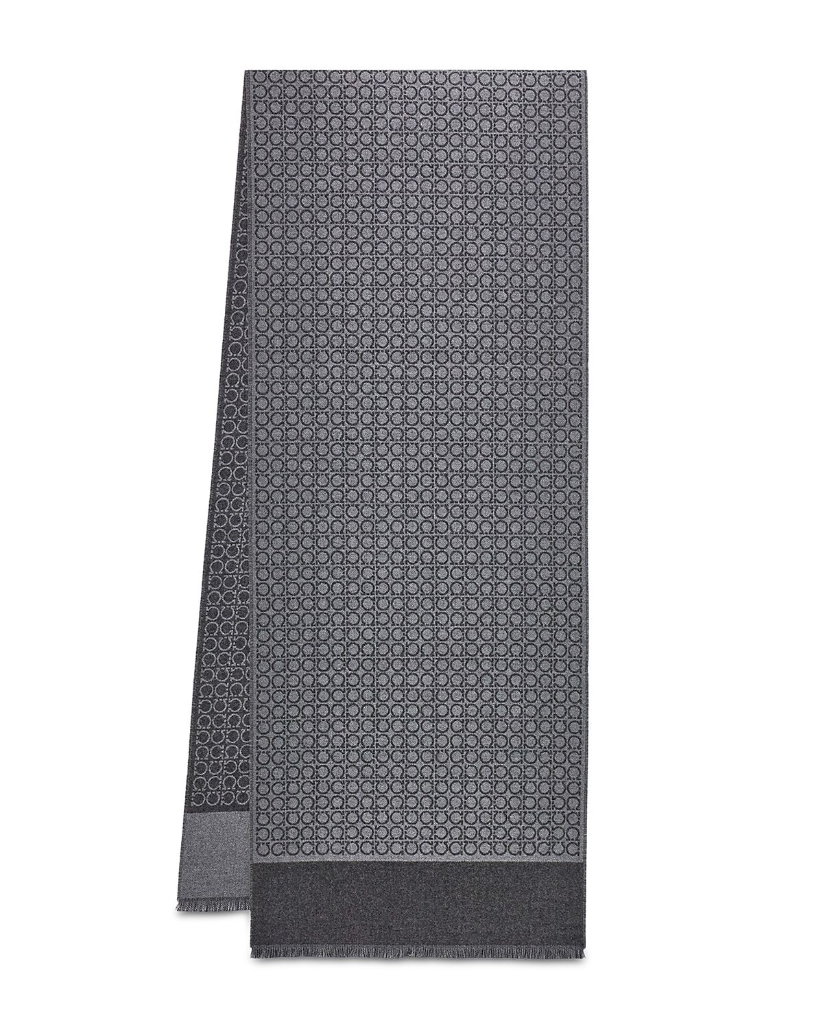 Ferragamo Logo Wool Scarf