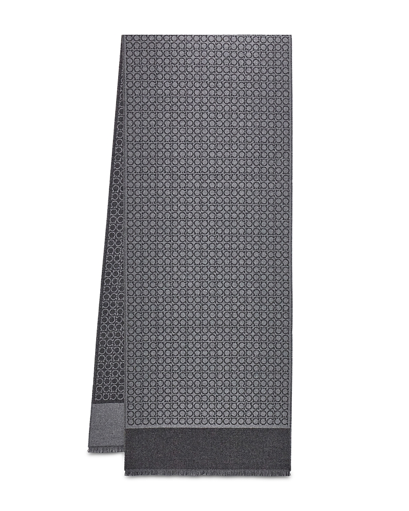 Ferragamo Logo Wool Scarf · OS