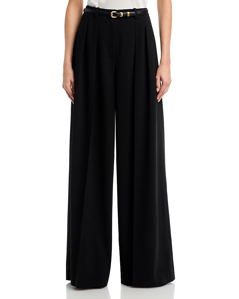 Michael Kors Collection Shannon High Waist Wide Leg Pants