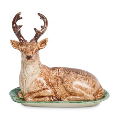 Forest Walk Stag Butter Dish