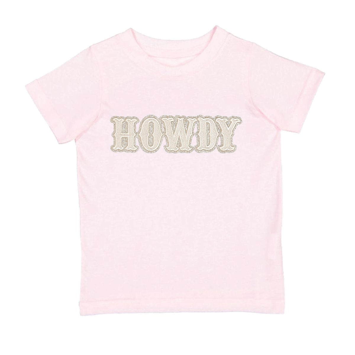 Sweet Wink Girls' Howdy Patch Short Sleeve T-Shirt - Baby, Little Kid