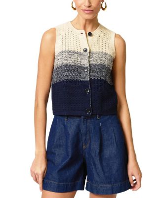 Women's Jacy Gradient Crochet Vest