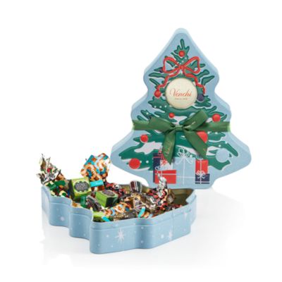 Christmas Vintage Dream Chocolates Tree Gift Tin