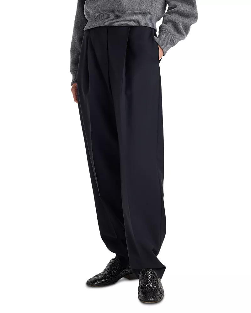 Rohe Daria Single Pleat Straight Leg Trousers