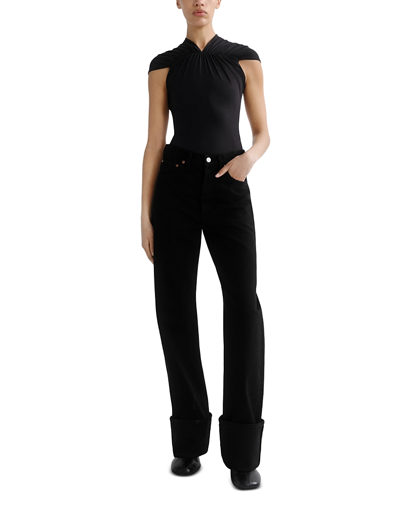 Agolde Big Cuff High Rise Straight Jeans in Manifest
