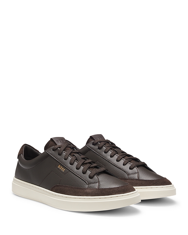 Boss by Hugo Boss Men's Kieran Tennis Sneaker with Suede Trim