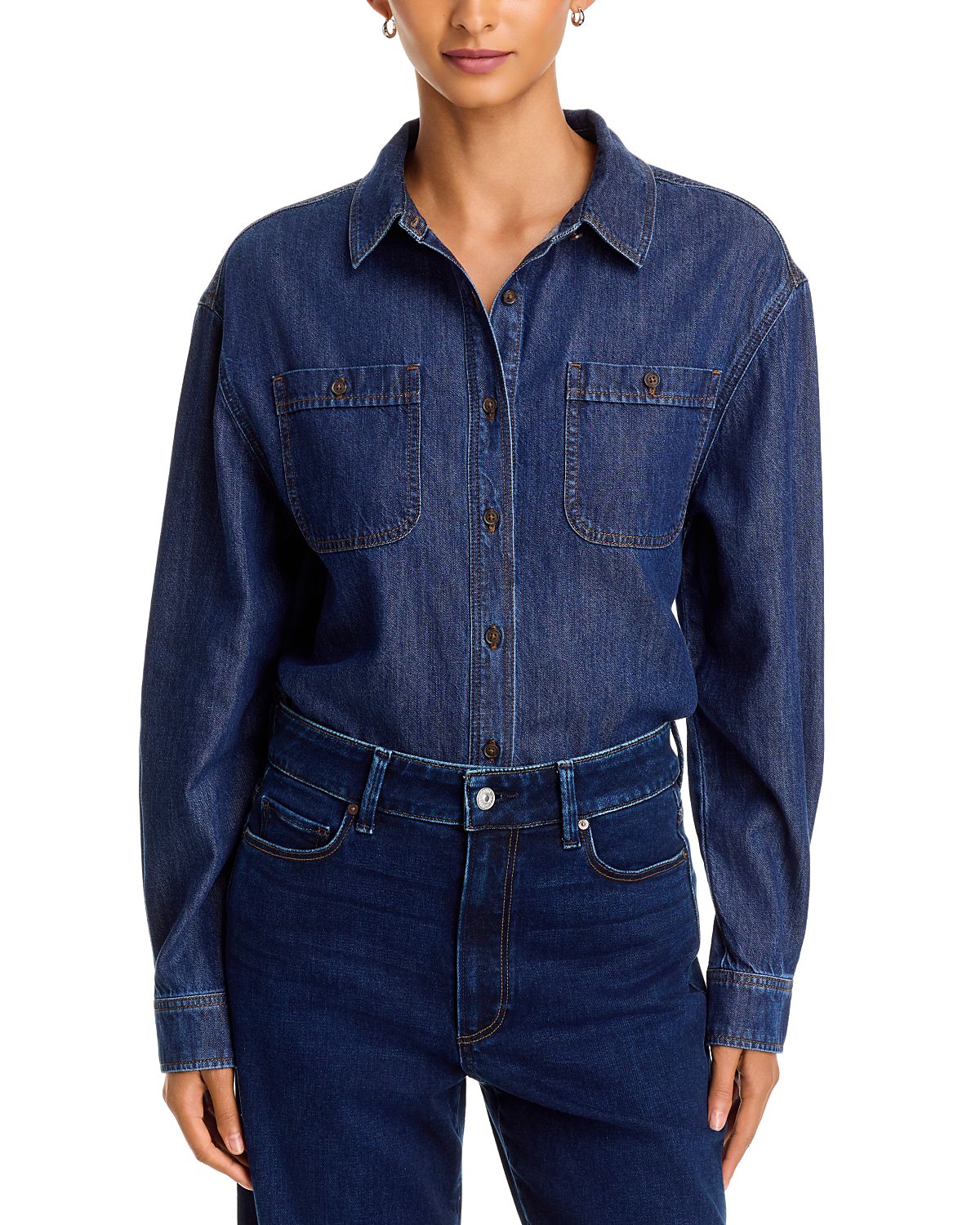 Paige Arden Relaxed Denim Shirt