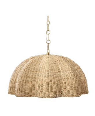 Rosemary 1-Light Palm Leaf Pendant