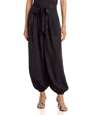 Floral Jacquard Balloon Pants - Exclusive