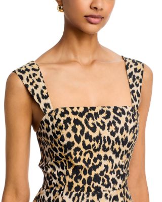 Animal Jacquard Mini Dress - Exclusive - thumbnail 3