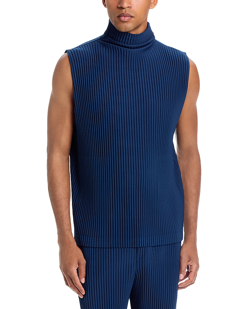 Homme PLISSE Issey Miyake Sleeveless Turtleneck T-Shirt