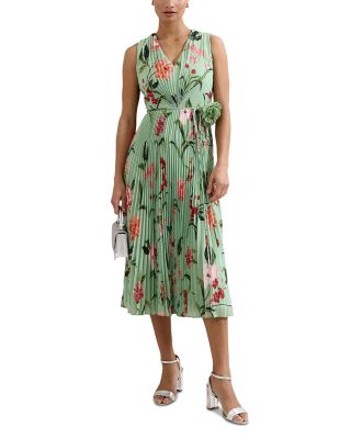 Petites Simara Pleated Dress