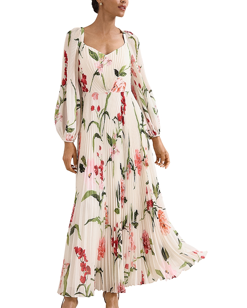 Phase Eight Petites Reanna Pleated Maxi Dress